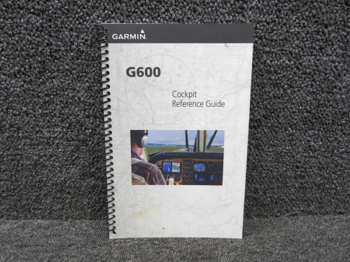 190-00601-03 Garmin G600 Cockpit Reference Guide Booklet