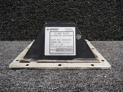 4004512, AD43013-1 Sperry, UBC AT-220 Radio Altimeter Antenna