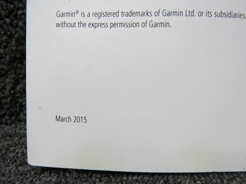 190-01182-00 Garmin GTR-225-225A-225B Pilots Guide