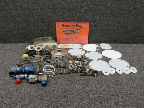 Beechcraft King Air C90 Goodie Bag with Access Panel, Lights, Valves, Etc.