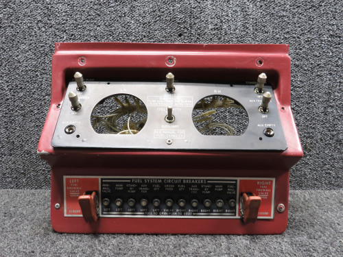 100-364103-601 Beechcraft KA-E90 Fuel Control Panel Assembly (Less Indicators)