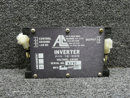 18-996 Aerospace Lighting Inverter with Amendment (Volts: 28)