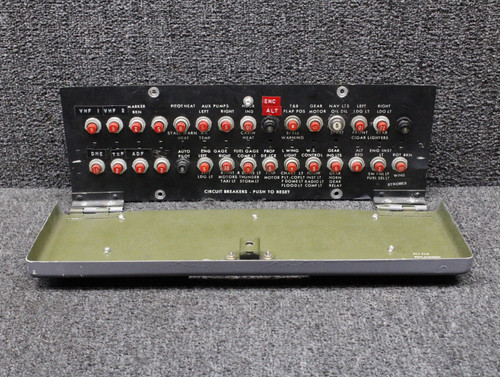 0812405-55, 0812506-201 Cessna 310L Circuit Breaker Panel Assembly with Door