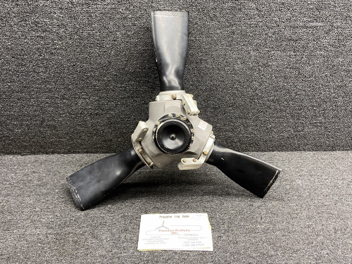 D3AF32C80NR McCauley Three Blade Propeller Hub with Logbook (Core, Prop Struck)