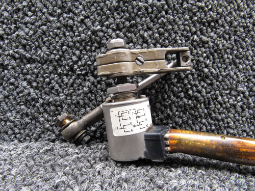 444EN49-6 (Alt: 44EN49-6) Micro Switch Landing Gear Safety Switch LH w Arm