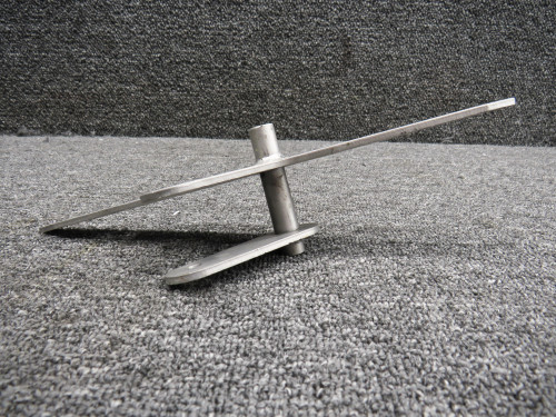 62771-000 Piper PA28 Aileron Bellcrank Assembly LH (Bead Blasted)