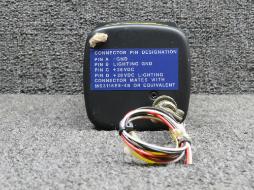 102-0051-02 RC Allen Instruments RCA26BK-2 Attitude Gyro Indicator (Volts: 28)