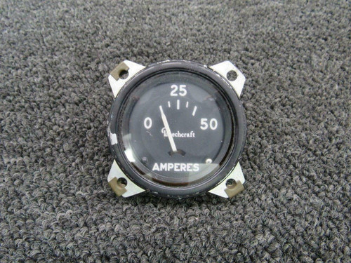95-380017-1 (Use: 6246-175) Beech 95-C55 Ammeter Indicator BAS Part Sales | Airplane Parts
