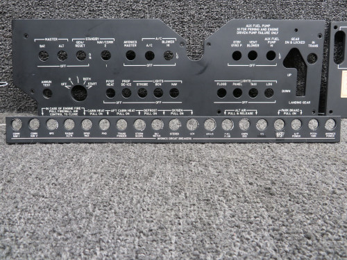 36-380057-15, 106-384013-01 Beechcraft A36 Raytheon Lighted Panel Set (28V)