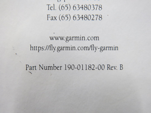 190-01182-00 Garmin GTR-225-225A-225B Pilot’s Guide (Rev: B)