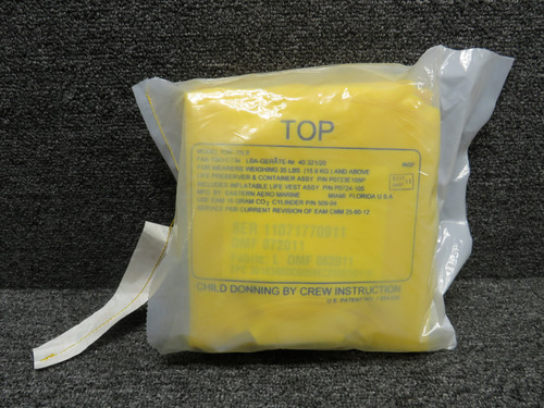 P0723E105P Eastern Aero Marine KSE-35L8 Adult-Child Life Preserver with 8130-3