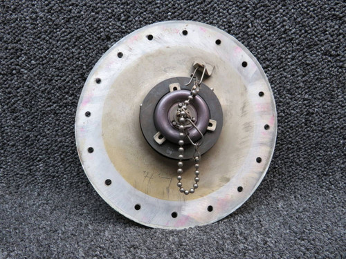 0823410-9 (USE: 531-003) Cessna 421B Shaw Aero Tip Tank Fuel Cap & Adapter Assy