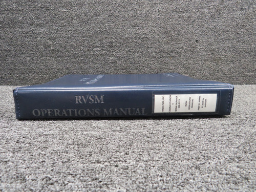 Cessna Citation 560 V 2019 RVSM Operations Manual