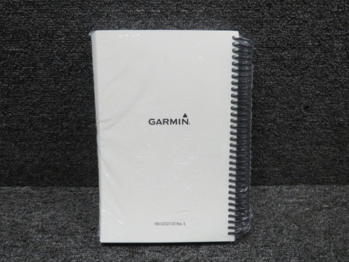 190-02327 Garmin GTN Xi Series Pilot’s Guide (New-Old Stock)