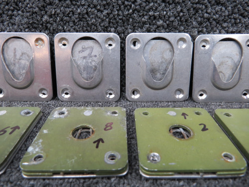 99141-003, 99140-000 Piper PA-34-200T Center Seat Attach Plate Set of 6