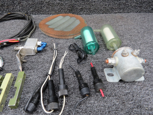 Piper PA-34-200T Goodie Bag with Cables, Clamps, Switches, Brackets, Etc