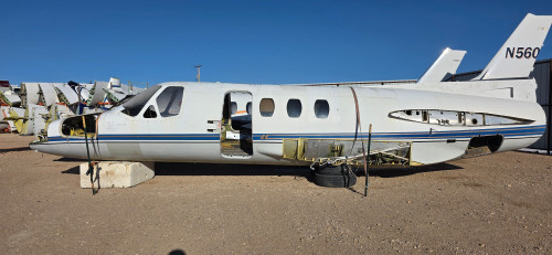 Cessna Citation 501 Fuselage with Data Tag, Airworthiness, and Log Books