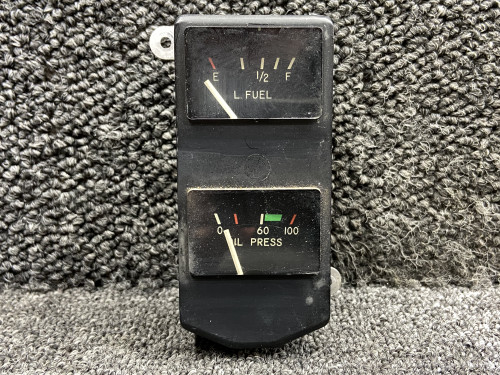 C669504-0101 (Use: C669504-0103) Cessna 177B Fuel, Oil Instrument Gauge Cluster