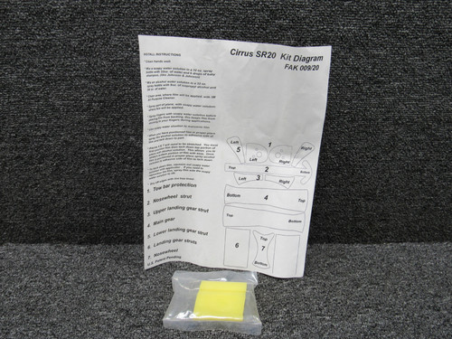 FAK009-20 Cirrus SR20 Paint Protection Kit (New Old Stock)