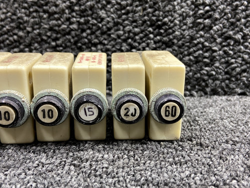 S-1360 Series Mechanical Products Press to Reset Circuit Breaker Set