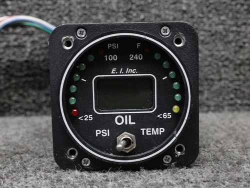 OPT-1 Electronics Int. Oil Temperature-Pressure Indicator with Probe, Transducer