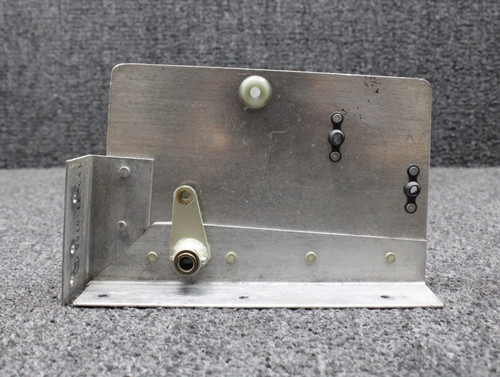 140221-005, 140221-003 Mooney M20J Rear Seat Adjust Brackets w Tube and Hooks LH