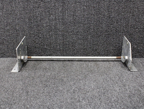 140221-005, 140221-003 Mooney M20J Rear Seat Adjust Brackets w Tube and Hooks LH