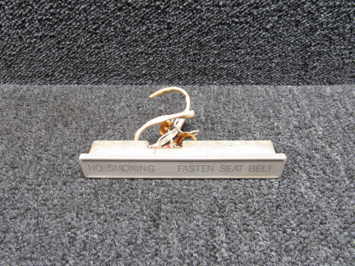 BR9206-501 Bruce Industries No Smoking Fasten Seat Belt Sign