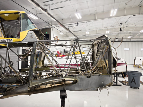 Grumman G-164A Fuselage with Bill of Sale, Data Tag, Airworthiness, and Log Books