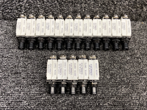 7277-5 (Use: S2899L) Klixon Press to Reset Circuit Breaker Set