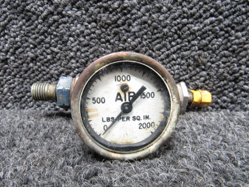 Aero Commander Air Regulator Indicator with Tee Filler Valve