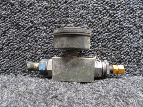 Aero Commander Air Regulator Indicator with Tee Filler Valve