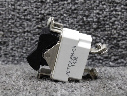 20TC2-BB-25 (Alt: 930023-015) Mooney M20K Klixon Landing Light Rocker Switch