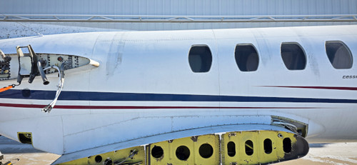 Cessna Citation 550 Fuselage with Bill of Sale, Data Tag, and Logs