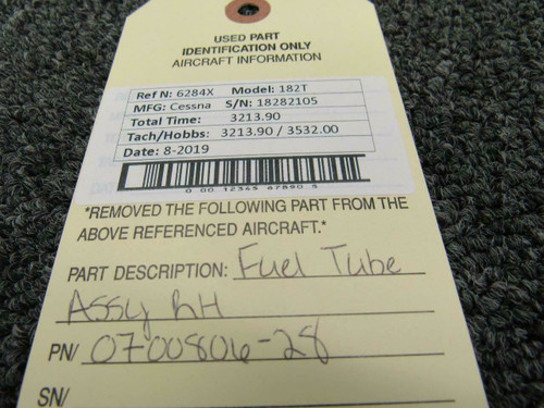 0700806-28 Cessna 182T Tube Assembly RH