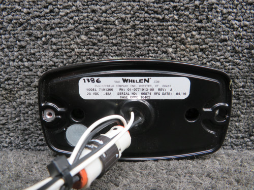 01-0771913-00 Whelen 7191300 LED Ground Recognition Light (Volts: 28)