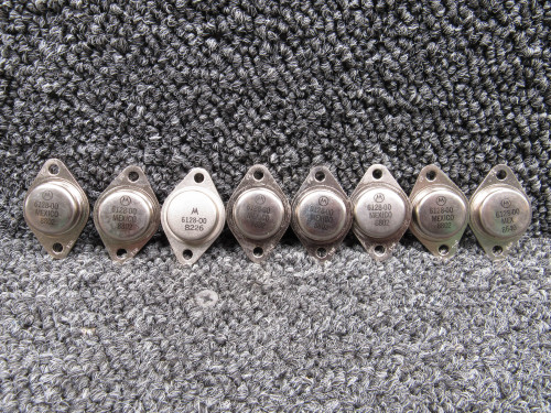 007-06128-0000 Motorola Transistor (Set of 8, New Old Stock)