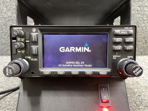 011-01060-45 Garmin GNS-430W WAAS GPS Radio with Tray & Data Cards (28V)