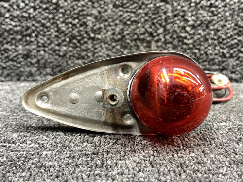 30-0009-34 (Alt: C622001-0201) Grimes Wing Navigation Light Base with Red Lens
