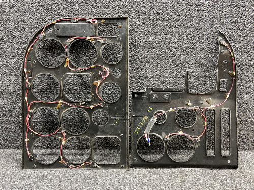 2213071-23-279, 2213073-55-279 Cessna 182R Instrument Panel Cover Set w Lights