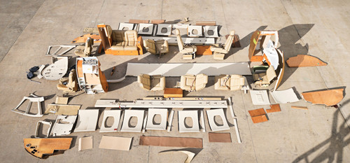 Cessna Citation 650 Interior Set with Seats, Headliner, and Panels