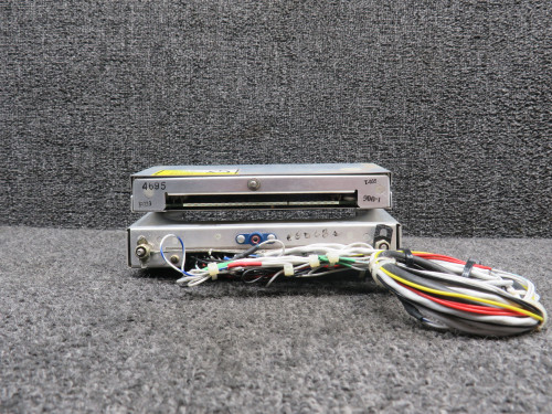 066-1055-03 Bendix King KMA-24 Audio Selector Panel w Tray, Mods (Volts: 14, 28)