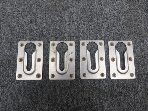 99143-003, 99140-000 Piper PA28-181 Seat Attach Plate and Backplate (Set of 4)