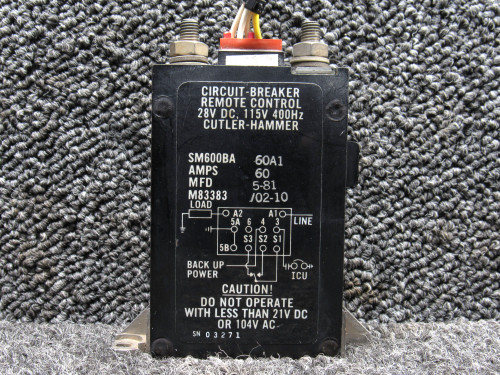 SM600BA60A1 Cutler-Hammer Circuit-Breaker Remote Control (28V, 60A)