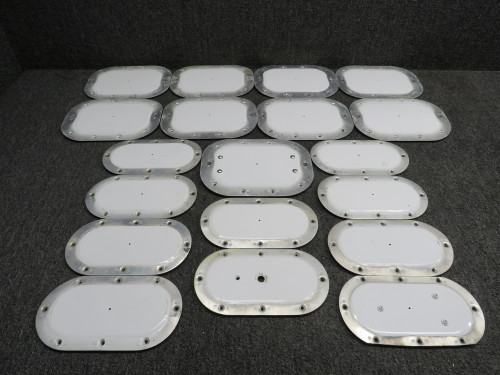 913011-507, 913000-501 Mooney M20J Wing Inspection Cover Plate Set of 19 RH