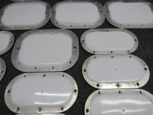 913011-507, 913000-501 Mooney M20J Wing Inspection Cover Plate Set of 19 LH