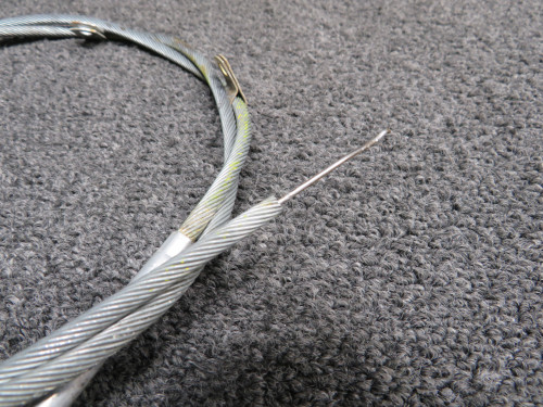 640257-019 Mooney M20J Parking Brake Control Cable (Length: 33-1/2")