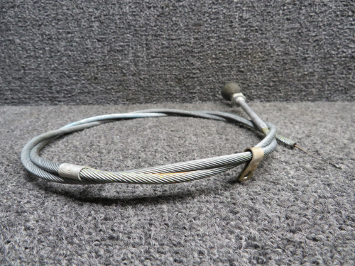 640257-019 Mooney M20J Parking Brake Control Cable (Length: 33-1/2")