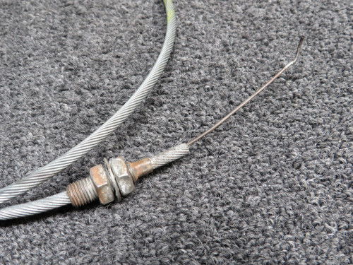 640258-005 (Use: 640258-007) Mooney M20J Cabin Heat Control Cable (Length: 46.25”)