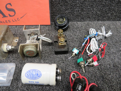 1978 Mooney M20J Goodie Bag with Switches, Relays, Warning Horns, etc